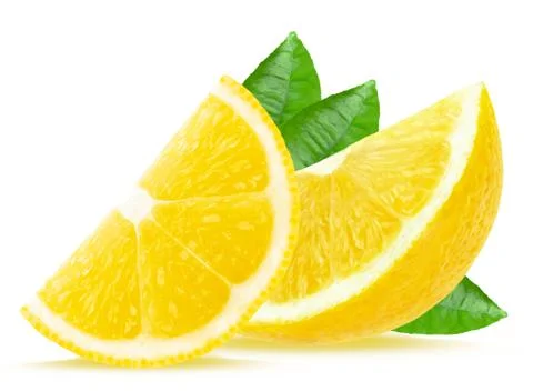 Lemon slices Stock Photos