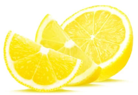 Lemon slices Stock Photos