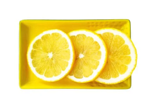 Lemon slices Foto stock