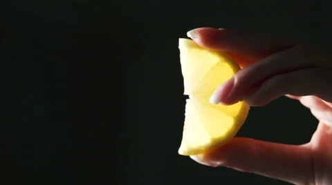 Lemon slow motion Stock-Footage 49550392