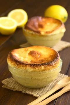 Lemon Souffle Stock Photos