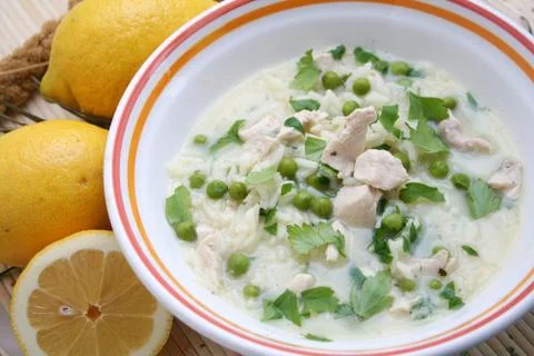 Lemon soup Foto stock