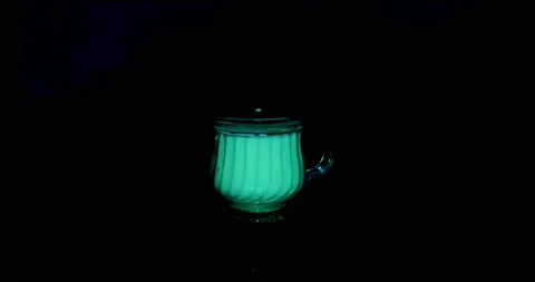 LEMON SPLASH IN A CUP OF MILK -4K FOOTAGE Stock Footage 138619884