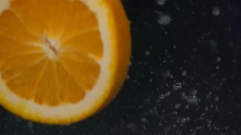 Lemon splash on water Stock Footage 228825989