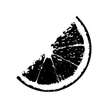Lemon stamp 库存插图