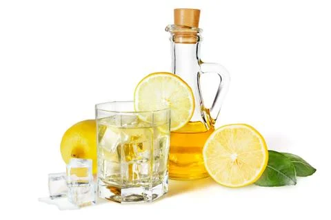 Lemon syrup Stock Photos