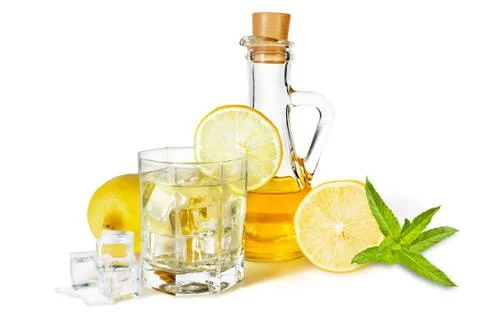 Lemon syrup Stock Photos