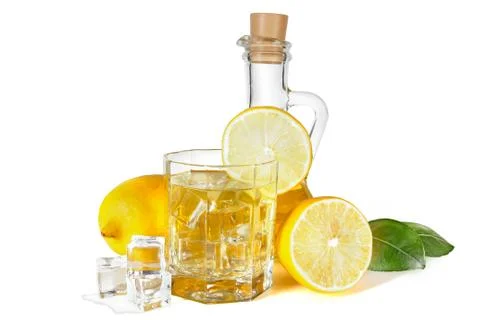 Lemon syrup Stock Photos