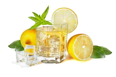 Lemon syrup Stock Photos