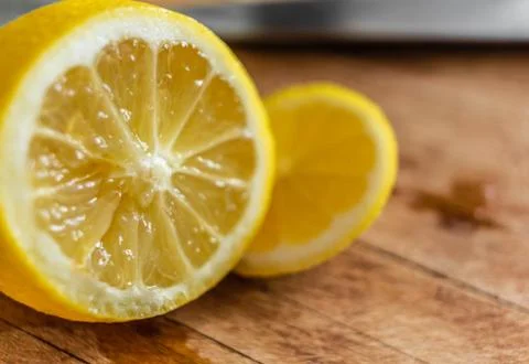 Lemon on table 写真素材