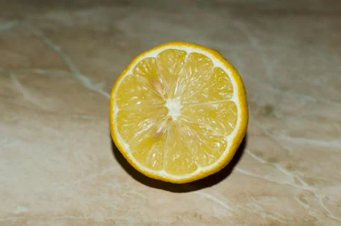 Lemon on the table Stock Photos