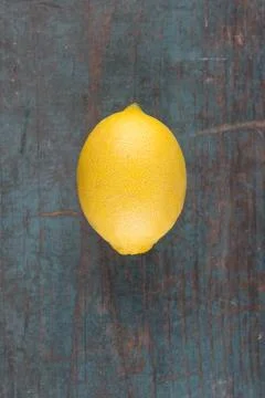 Lemon on table Stock Photos