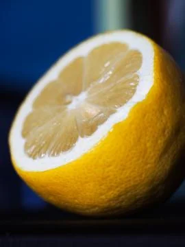 Lemon on a table Stock Photos