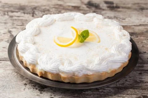 Lemon tart Stock Photos
