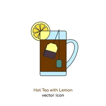 Lemon Tea Icon イラスト素材