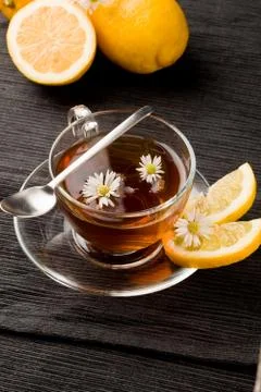 Lemon tea Stock Photos