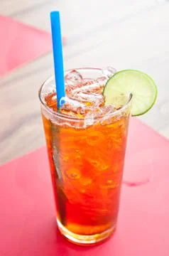 Lemon tea 스톡 사진