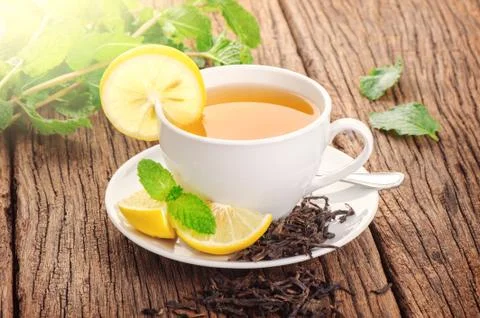 Lemon tea Stock Photos