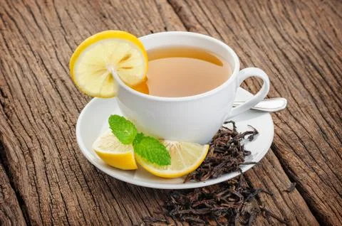 Lemon tea Stock Photos