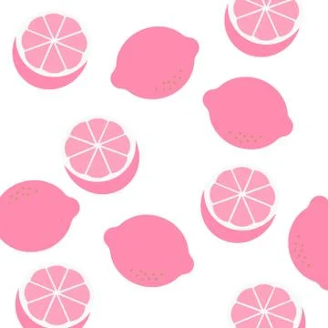 Lemon texture. Bright summer design. lemon background pattern Stock Illustration