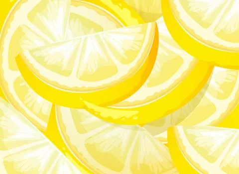 Lemon texture Stock Illustration