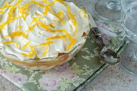 Lemon trifle Stock Photos
