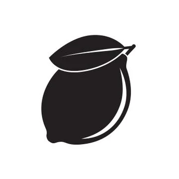 Lemon vector icon Stock Illustration