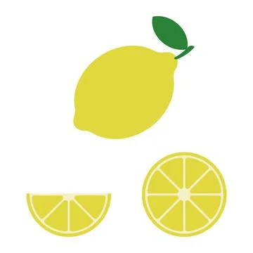Lemon, vector. Stock-Illustration