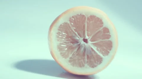 Lemon On White Background Stock Footage 59664907