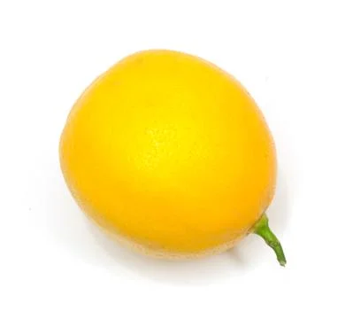 Lemon on a white background Stock Photos