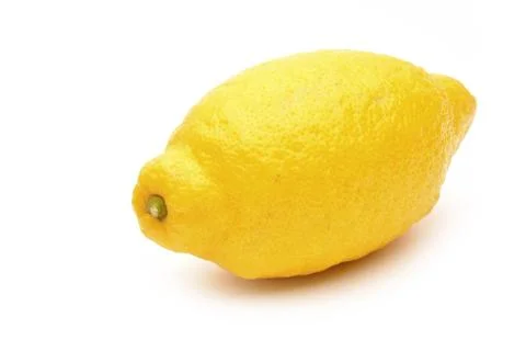 Lemon on white background Stock Photos