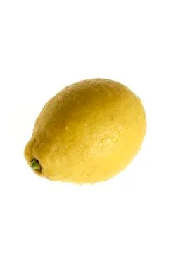 Lemon on white background Stock Photos
