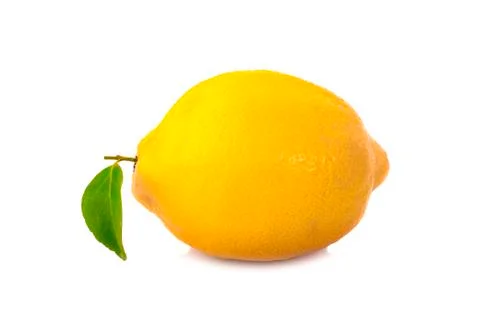 Lemon on white background Foto stock