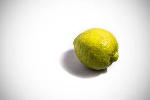 Lemon in the white background Stock Photos