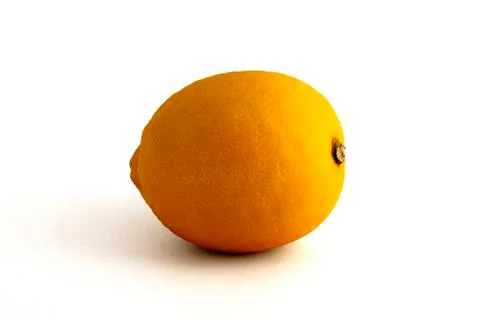 Lemon on white background Stock Photos