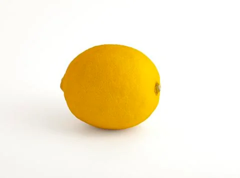 Lemon on white background Stock Photos
