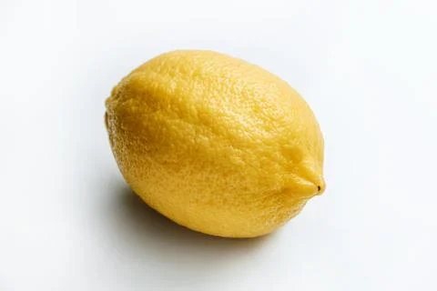 Lemon on a white background Stock Photos
