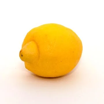 Lemon on a white background Foto stock