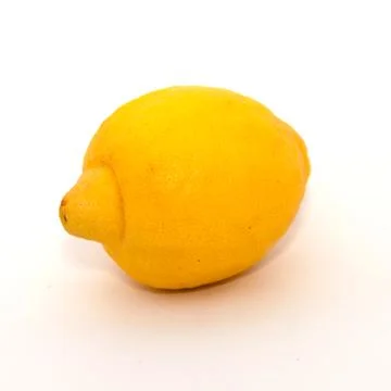 Lemon on a white background Stock Photos