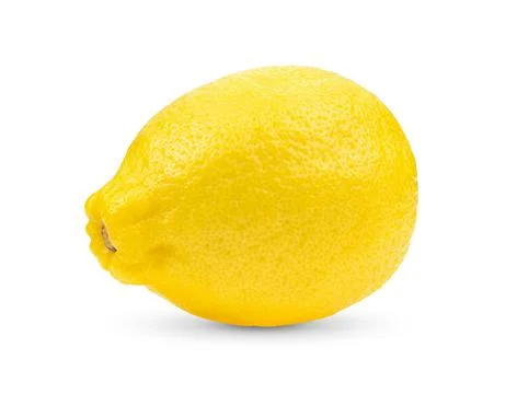 Lemon on white background Stock Photos