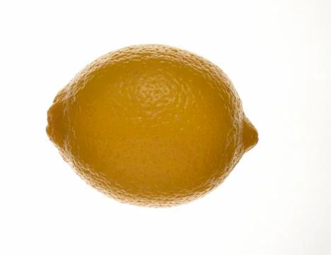 Lemon on white isolated background Stock Photos