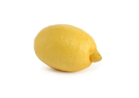 Lemon on white Stock Photos