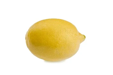 Lemon on white Stock Photos
