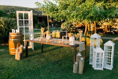 Lemonade buffet. Stock Photos