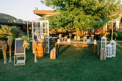 Lemonade buffet. Stock Photos