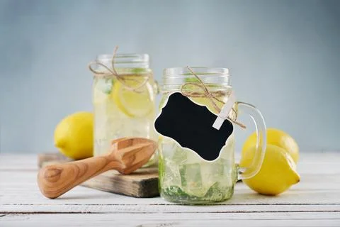 Lemonade with citrus Foto stock