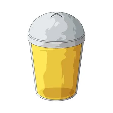 Lemonade cup illustration Stock Illustration