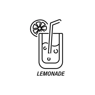 Lemonade icon for your website, mobile, presentation, and logo design. Stock Illustration