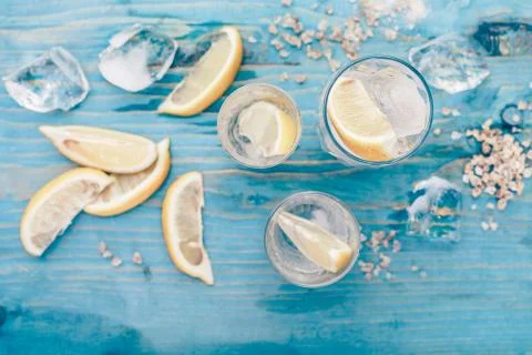 Lemonade ingredients Stock Photos
