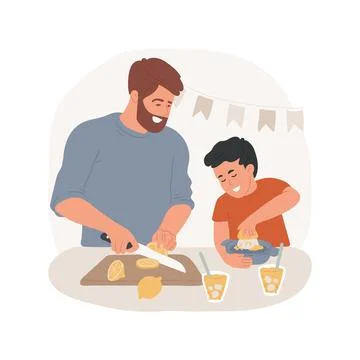 Lemonade isolated cartoon vector illustration. Stock Illustration